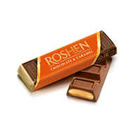 Батон Roshen шоколад с карамелью 40гр