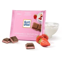 Шоколад  Ritter Sport Клубника с йогуртом 100гр