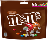 Драже M&M's с шоколадом 360 гр.