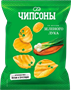 Чипсы "Чипсоны" Зеленый лук 40 гр. - фото 20334