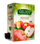 Сок GELIOS яблочный, прямого отжима, 100%, коробка+пакет с краником, 3л - фото 23800
