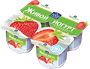 Живой Йогурт с клубникой 110гр жир 1,5% - фото 26747