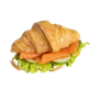Круассан сэндвич с лососем и сыром - фото 31455