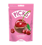 Конфеты PICKS Сублимированная вишня с молочной какао-глазурью 90гр - фото 31654