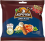 Сухарики 3 корочки Сыр семга +соус тартар 60 гр - фото 33580
