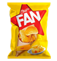 Чипсы "FAN" Сыр 120гр - фото 33765