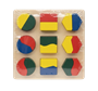 Игра развивающая Фигуры, дерево, 9шт, 1-3г - фото 35428