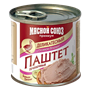 Паштет Мясной Союз Деликатесный из гусиной печени ключ 240гр - фото 37239