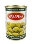 Оливки Makarena зеленые с косточкой 300мл - фото 37673