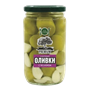 Оливки HiFood премиум с косточкой с чесноком 350гр - фото 38154