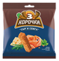 Сухарики 3 корочки Сыр с семгой 100гр - фото 41568